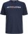 Jack & Jones Corp Logo Crew Neck T-Shirt Navy Blazer - Tricouri - Tricouri Bărbați Mărimi Mari