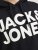 Jack & Jones CORP LOGO Large Print Hoodie Black - Pulovere & hanorace - Pulovere & Hanorace Bărbați Mărimi Mari