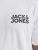 Jack & Jones CORP Logo T-Shirt White w Small Black Print - Tricouri - Tricouri Bărbați Mărimi Mari