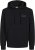 Jack & Jones CORP LOGO Small Print Hoodie Black - Pulovere & hanorace - Pulovere & Hanorace Bărbați Mărimi Mari