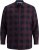 Jack & Jones Gingham L/S Shirt Dark Red - Cămăși - Cămăși Bărbați Mărimi Mari