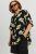 Jack & Jones JORLUKE FLORES Resort Shirt Black - Cămăși - Cămăși Bărbați Mărimi Mari