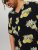 Jack & Jones JORLUKE FLORES Resort Shirt Black - Cămăși - Cămăși Bărbați Mărimi Mari