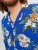 Jack & Jones JORLUKE FLORES Resort Shirt Nautical Blue - Cămăși - Cămăși Bărbați Mărimi Mari
