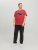 Jack & Jones JORJOSHUA T-shirt Red - Tricouri - Tricouri Bărbați Mărimi Mari
