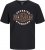 Jack & Jones LOGO O-Neck T-Shirt Black - Tricouri - Tricouri Bărbați Mărimi Mari