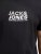 Jack & Jones Tarmac Branding Crew Neck T-Shirt Black - Tricouri - Tricouri Bărbați Mărimi Mari