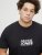 Jack & Jones Tarmac Branding Crew Neck T-Shirt Black - Tricouri - Tricouri Bărbați Mărimi Mari
