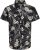 Jack & Jones Hawaii AOP Shirt Black - Cămăși - Cămăși Bărbați Mărimi Mari