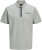 Jack & Jones Fusion Pique Zipper Polo Green/Blue - Tricouri polo - Tricouri Polo Bărbați Mărimi Mari