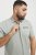 Jack & Jones Fusion Pique Zipper Polo Green/Blue - Tricouri polo - Tricouri Polo Bărbați Mărimi Mari