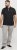 Jack & Jones Fusion Pique Zipper Polo Black - Tricouri polo - Tricouri Polo Bărbați Mărimi Mari