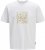 Jack & Jones Tarmac Camo Crew Neck T-Shirt Bright White - Tricouri - Tricouri Bărbați Mărimi Mari
