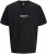 Jack & Jones Snake Crew Neck T-Shirt Black - Tricouri - Tricouri Bărbați Mărimi Mari