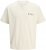 Jack & Jones Snake Crew Neck T-Shirt Antique White - Tricouri - Tricouri Bărbați Mărimi Mari