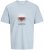 Jack & Jones Vira Branding Crew Neck T-Shirt Skyway - Tricouri - Tricouri Bărbați Mărimi Mari