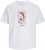 Jack & Jones Hydra Crew Neck T-Shirt Bright White - Tricouri - Tricouri Bărbați Mărimi Mari