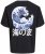Jack & Jones Fuji Crew Neck T-Shirt Black - Tricouri - Tricouri Bărbați Mărimi Mari