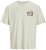Jack & Jones Fuji Crew Neck T-Shirt Antique White - Tricouri - Tricouri Bărbați Mărimi Mari