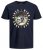 Jack & Jones JJEUSTACE T-Shirt Navy - Tricouri - Tricouri Bărbați Mărimi Mari
