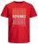 Jack & Jones JJCYBER T-Shirt Red - Tricouri - Tricouri Bărbați Mărimi Mari