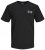 Jack & Jones JCOEDTN T-Shirt with Back Print Black - Tricouri - Tricouri Bărbați Mărimi Mari
