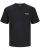 Jack & Jones Zekiel Crew Neck T-Shirt Black - Tricouri - Tricouri Bărbați Mărimi Mari
