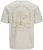  Jack & Jones Summer Vibes Crew Neck T-Shirt Moonbeam - Tricouri - Tricouri Bărbați Mărimi Mari