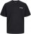 Jack & Jones Charge Crew Neck Printed T-Shirt Black - Tricouri - Tricouri Bărbați Mărimi Mari