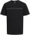 Jack & Jones FUSION Full Branding T-Shirt Black - Tricouri - Tricouri Bărbați Mărimi Mari