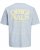 Jack & Jones Tavira Type Crew Neck T-Shirt Skyway - Tricouri - Tricouri Bărbați Mărimi Mari