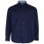 Kam Jeans 6158 Long Sleeve Dobby Embroidery Shirt Navy - Cămăși - Cămăși Bărbați Mărimi Mari