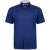 Kam Jeans 6160 Short Sleeve Dobby Print Shirt Twilight Blue - Cămăși - Cămăși Bărbați Mărimi Mari