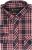 Kam Jeans 6301 LS Casual Check Shirt Red - Cămăși - Cămăși Bărbați Mărimi Mari