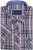 Kam Jeans 6313 Casual Check Short Sleeve Shirt Grey - Cămăși - Cămăși Bărbați Mărimi Mari