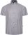 Kam Jeans 6328 AOP Geo Print Short Sleeve Shirt Charcoal - Cămăși - Cămăși Bărbați Mărimi Mari