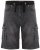 Kam Jeans Dito Denim Shorts Charcoal - Pantaloni scurți - Pantaloni Scurți Mărimi mari Bărbați 