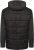 Kam Jeans KV135 Quilted Zip Thru Hoody with Padded Body & Jersey Sleeves Black TALL SIZES - ÎMBRĂCĂMINTE BĂRBAȚI MT-6XLT - Tall dimensiuni bărbați