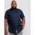 D555 Brixton Shirt Navy - Cămăși - Cămăși Bărbați Mărimi Mari