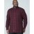 D555 Theo Long Sleeve Check Shirt - Cămăși - Cămăși Bărbați Mărimi Mari