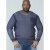 D555 Bryson Crewneck Sweater with Pocket Navy - Pulovere & hanorace - Pulovere & Hanorace Bărbați Mărimi Mari