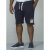 D555 Lindon Jersey Shorts Navy - Pantaloni trening - Pantaloni Trening Bărbați Mărimi Mari