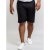 D555 Gilbert Stretch Shorts Black - Pantaloni scurți - Pantaloni Scurți Mărimi mari Bărbați 