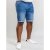 D555 Griffin Denim Shorts Stonewash - Pantaloni scurți - Pantaloni Scurți Mărimi mari Bărbați 