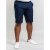 D555 Lopez Stretch Shorts Navy - Pantaloni scurți - Pantaloni Scurți Mărimi mari Bărbați 
