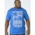 D555 Kansas T-shirt Blue - Tricouri - Tricouri Bărbați Mărimi Mari
