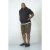D555 Chemung Short Sleeve Hoodie Black - Pulovere & hanorace - Pulovere & Hanorace Bărbați Mărimi Mari