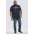 D555 Thornton Embroidery T-shirt Navy - Tricouri - Tricouri Bărbați Mărimi Mari