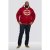 D555 Rylan Hoodie Red - Pulovere & hanorace - Pulovere & Hanorace Bărbați Mărimi Mari