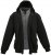 Lavecchia 109 Two-in-one Zipper Hoodie Black/Charcoal - Pulovere & hanorace - Pulovere & Hanorace Bărbați Mărimi Mari